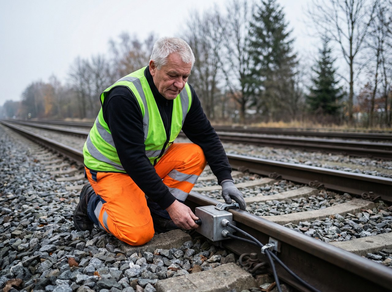 Helfer im Bahnbetrieb – Sandstein Gleissicherung