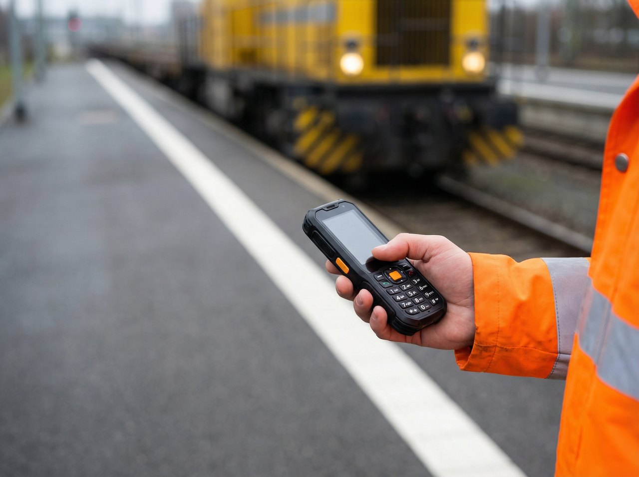 Bereitstellung von GSM-R-Handys – Sandstein Gleissicherung